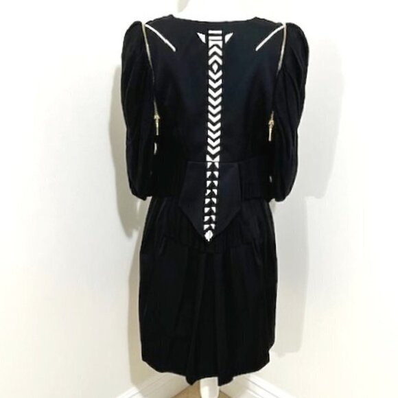 Ginger & Smart Black & White Sleeveless Dress & Matching Jacket - Picture 3 of 11